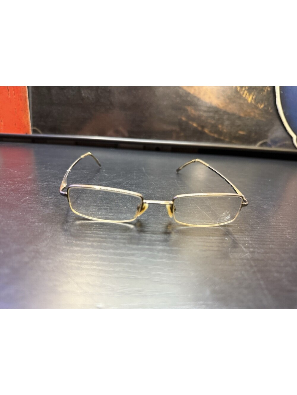 Adrienne Scott 3WK 135 Eyeglasses Frames Rectangular Metal Vintage